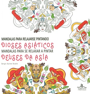 Mandalas para relajarse pintando dioses asiaticos