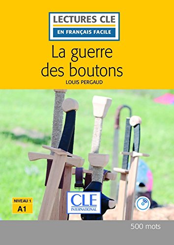 La Guerre des Boutons. Livre. Niveau A1 (+ CD)