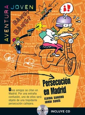 Persecución en Madrid. Libro + CD (Nivel-A1)