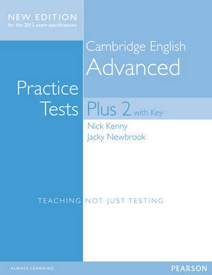 Cambridge advanced practice tests plus 2. Student's book with key