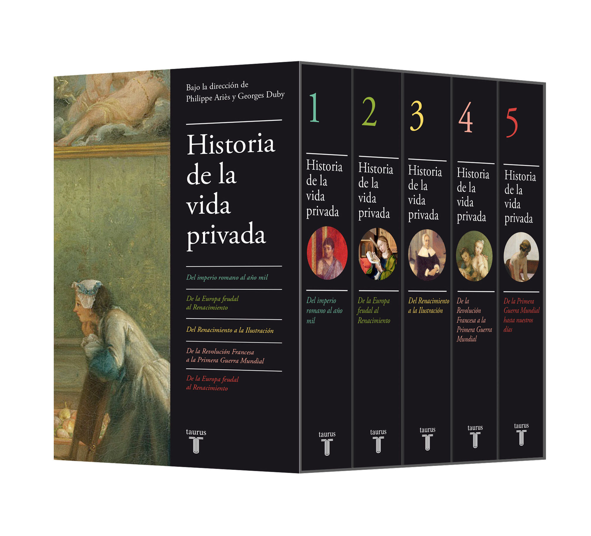 Historia de la vida privada (Estuche 5 vol.)