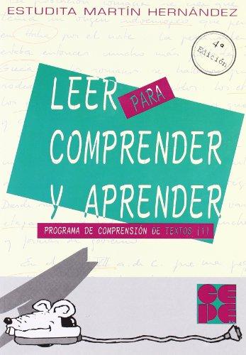 Leer para comprender y aprender 1