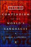 Concise compendium of the World's languages