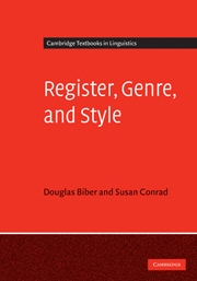 Register, Genre and Style