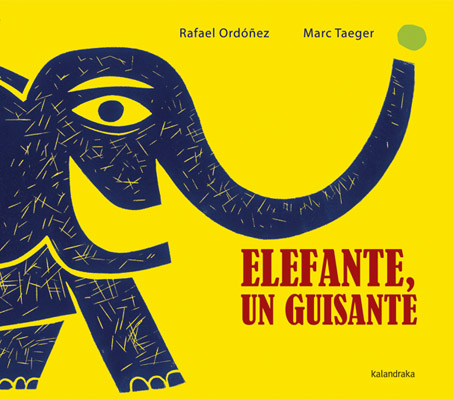 Elefante, un guisante