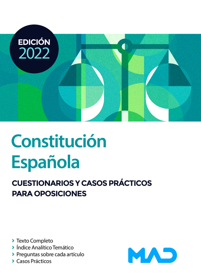 CONSTITUCION ESPAÑOLA CUESTIONARIOS Y CASOS PRACTICOS PARA