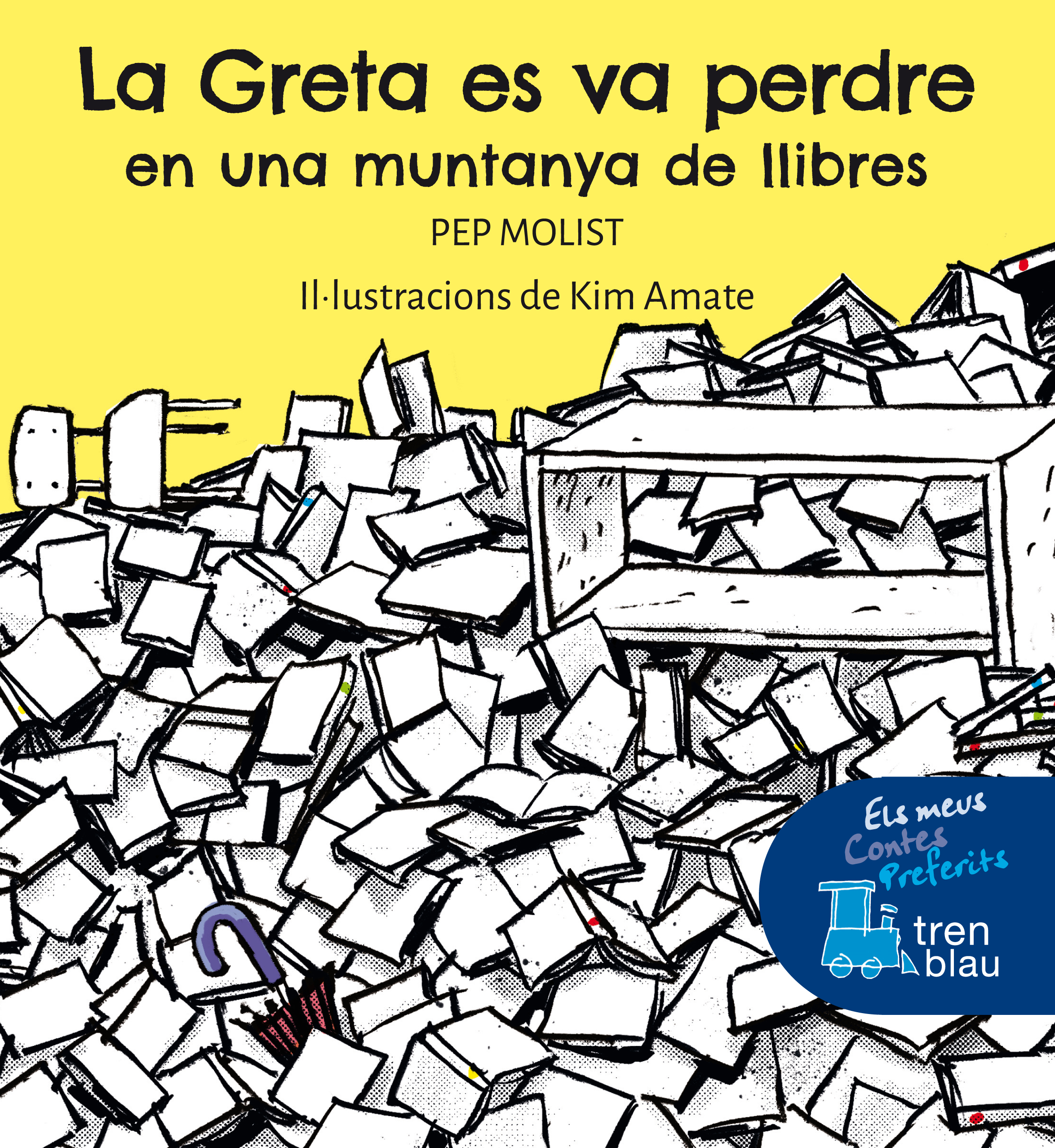 La Greta es va perdre en una muntanya de llibres