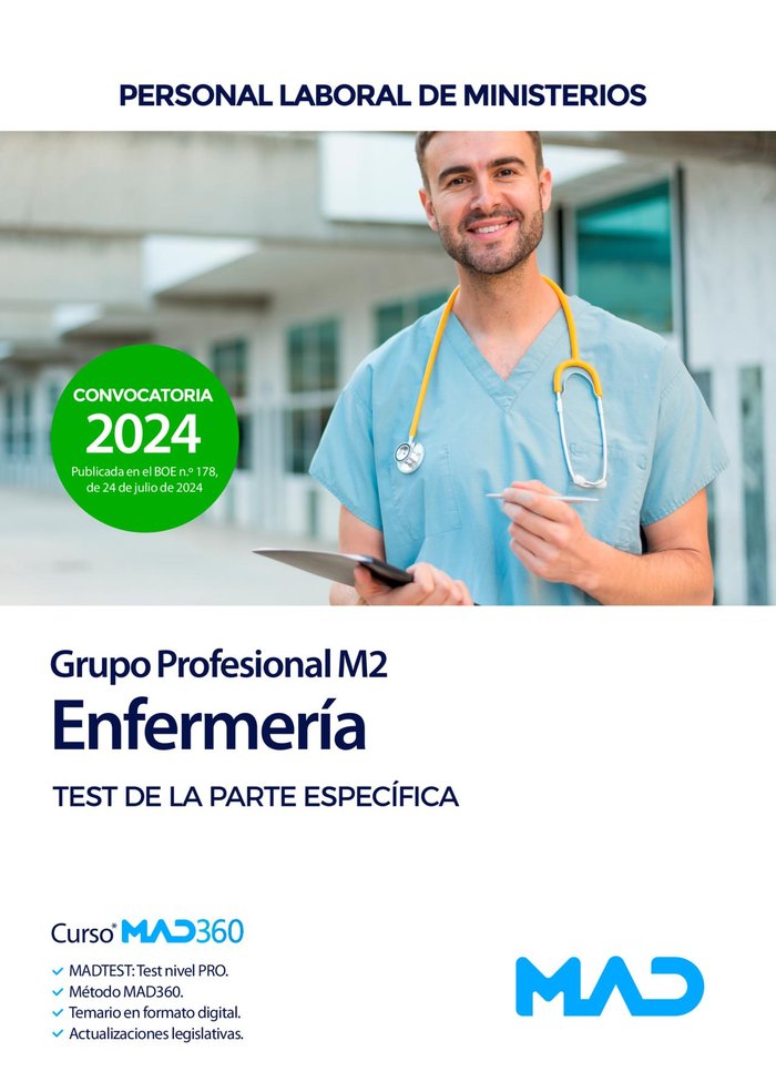 ENFERMERIA GRUPO PROFESIONAL M2 PERSONAL LABORAL MINISTERIO