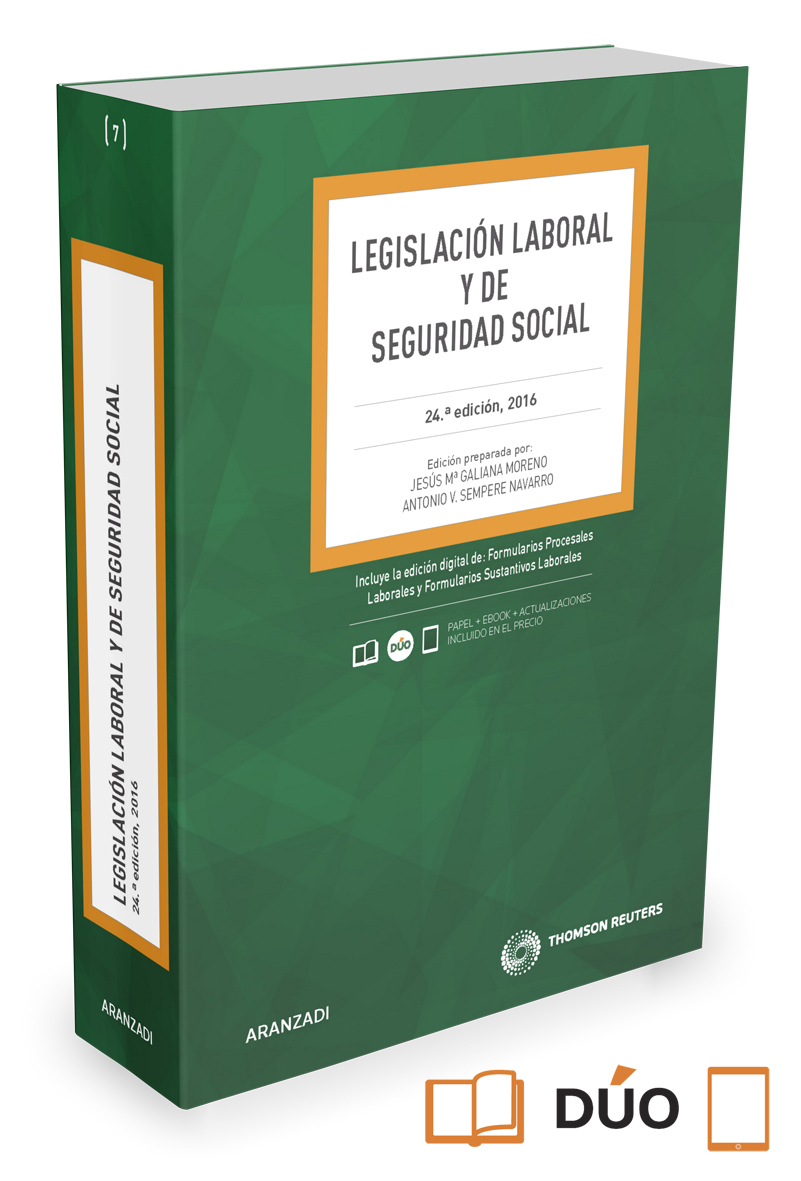 Legislación Laboral y de Seguridad Social (Papel + e-book)