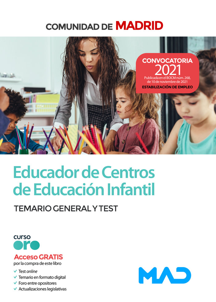 EDUCADOR ESPECIALIDAD DE CENTROS DE EDUCACION INFANTIL, (ES