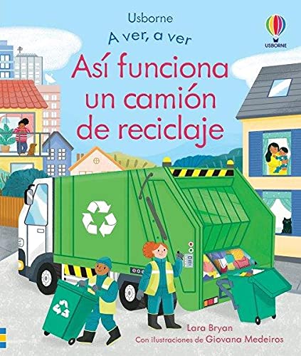 Asi funciona un camion de reciclaje