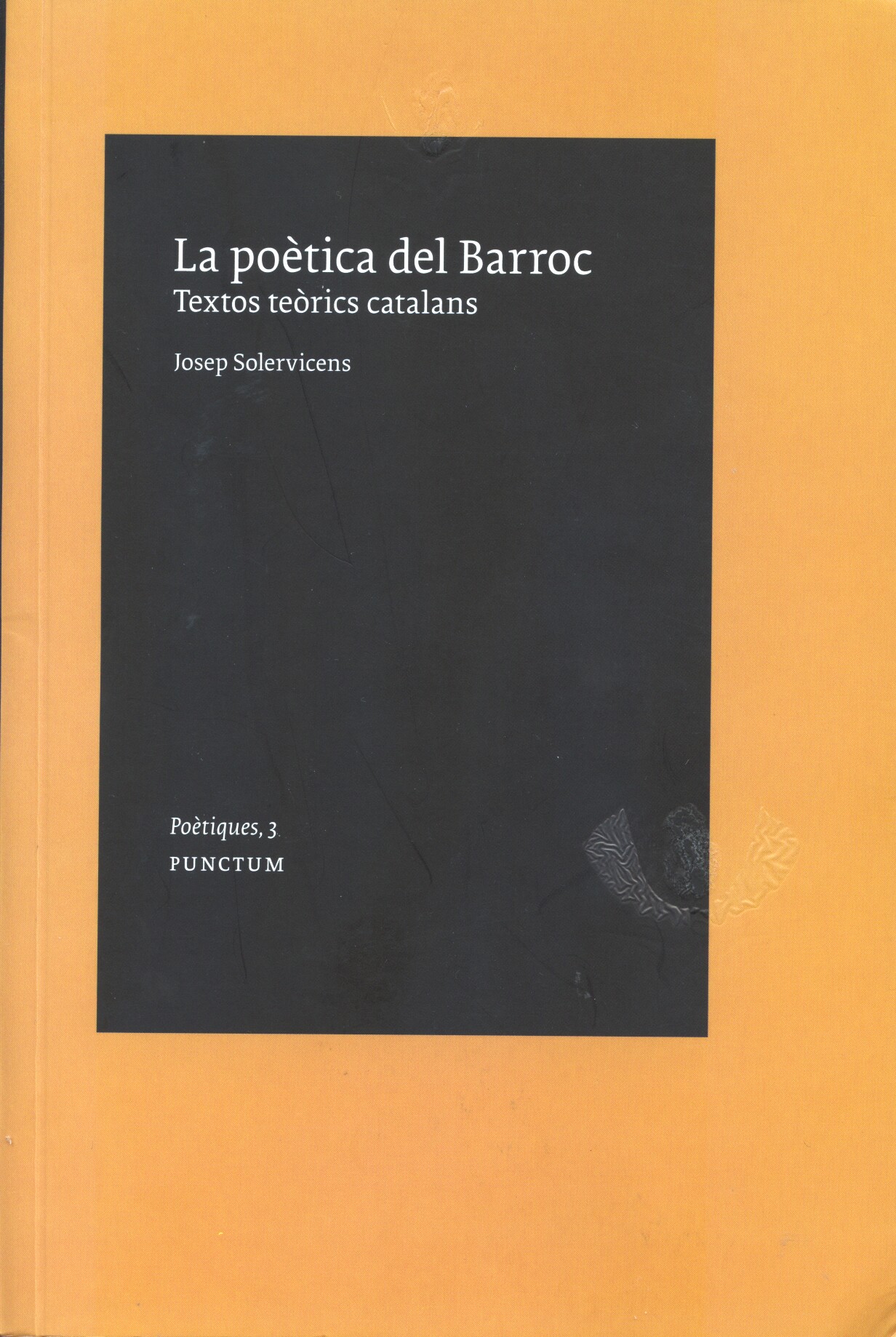 La poètica del Barroc (Textos teòrics catalans)