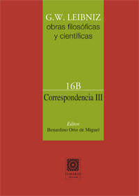 Obras filosóficas y científicas, vol. 16B: Correspondencia III