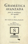 Gramática avanzada para la enseñanza del español