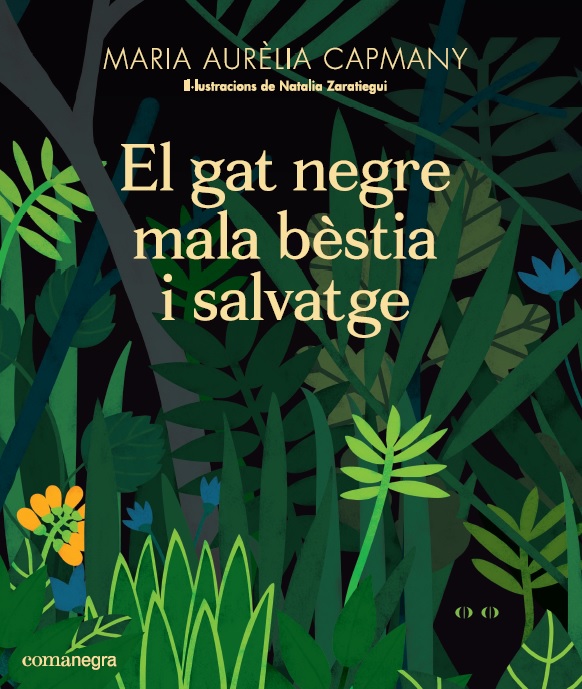 El gat negre mala bèstia i salvatge