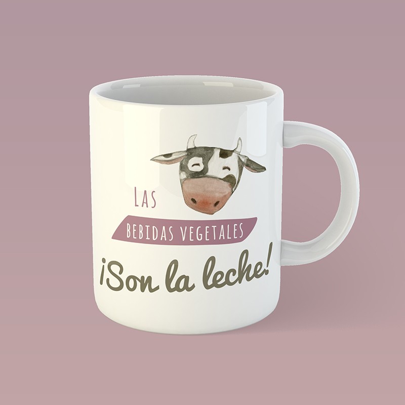 Taza FAADA Las bebibas vegetales ¡Son la leche!