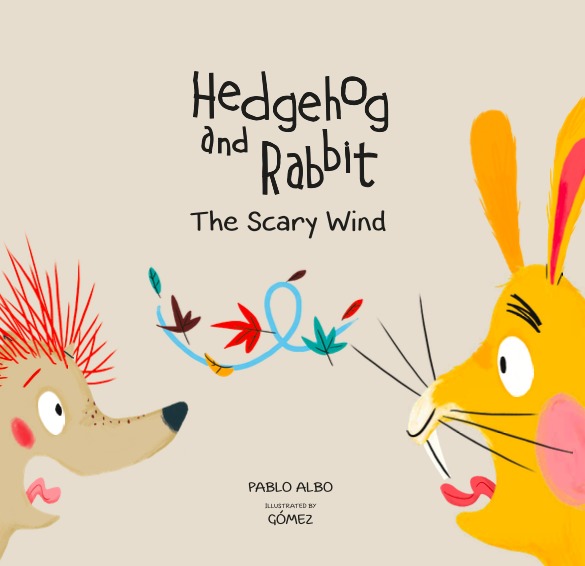 Hedgehog and rabbit. The scary wind.