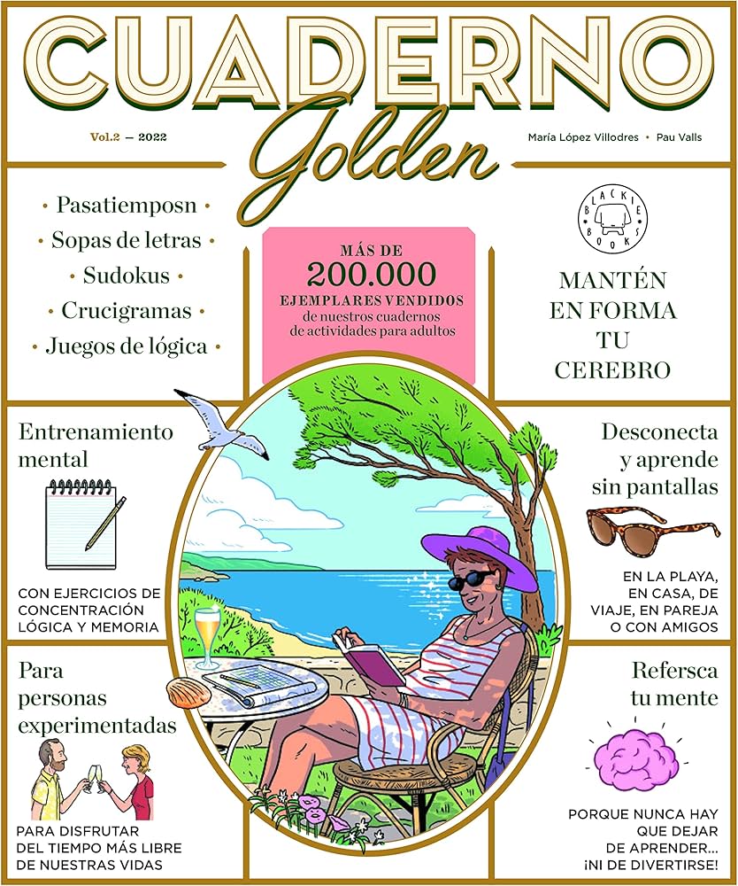 Cuaderno Golden Blackie Books. Vol. 2. Mantén tu mente en forma