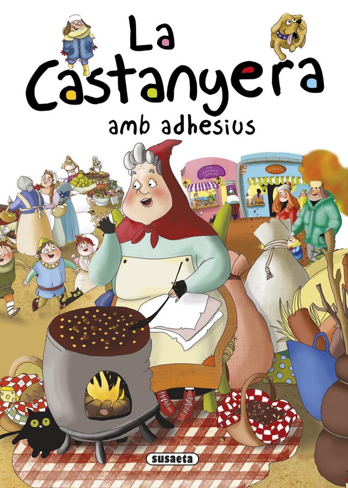 La castanyera amb adhesius