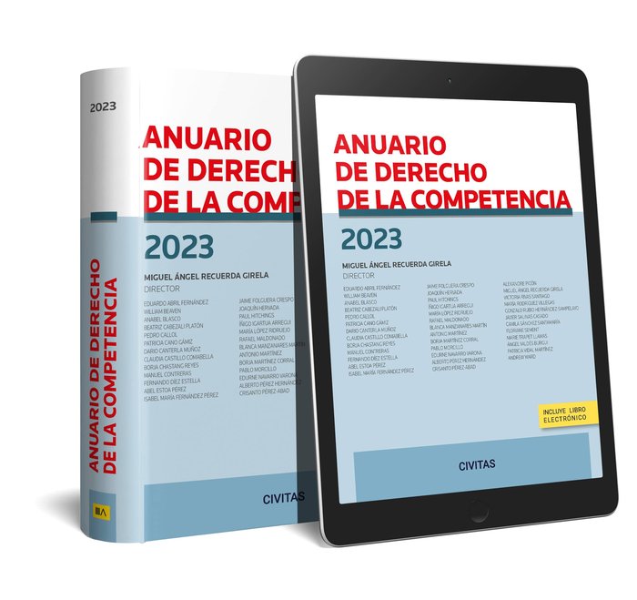 ANUARIO DE DERECHO DE LA COMPETENCIA 2023 Y E BOOK