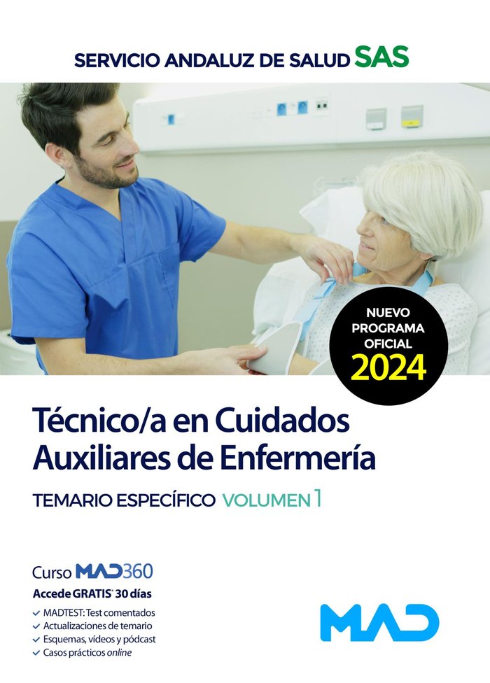 TECNICO/A CUIDADO AUXILIAR ENFERMERIA TEMARIO ESPECIFICO 1