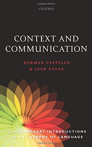 Context and Communication (Contemporary Introductions to Philosophy of Language)