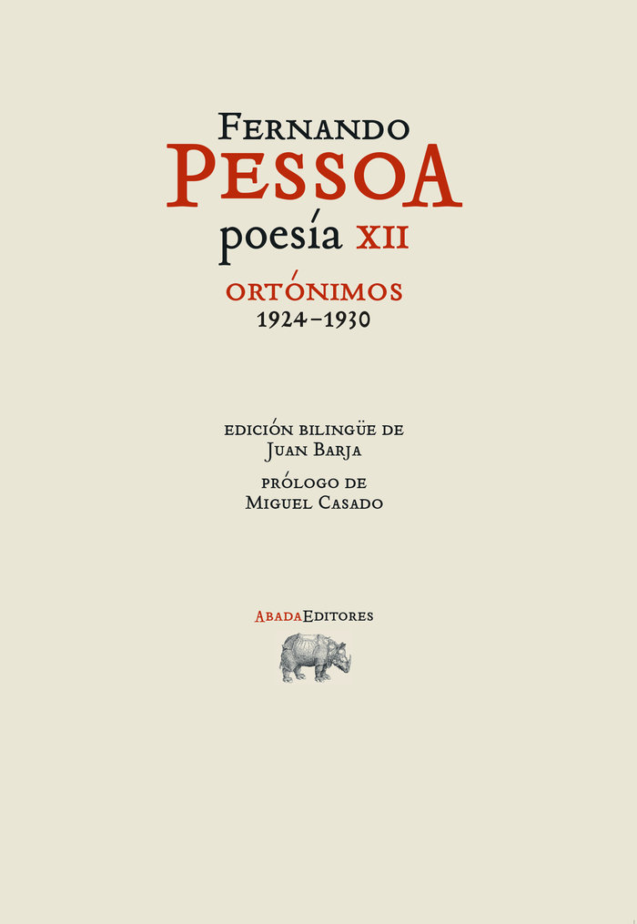 POESIA XII ORTONIMOS 1924 1930