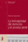 Inviolabilidad del domicilio y el proceso penal