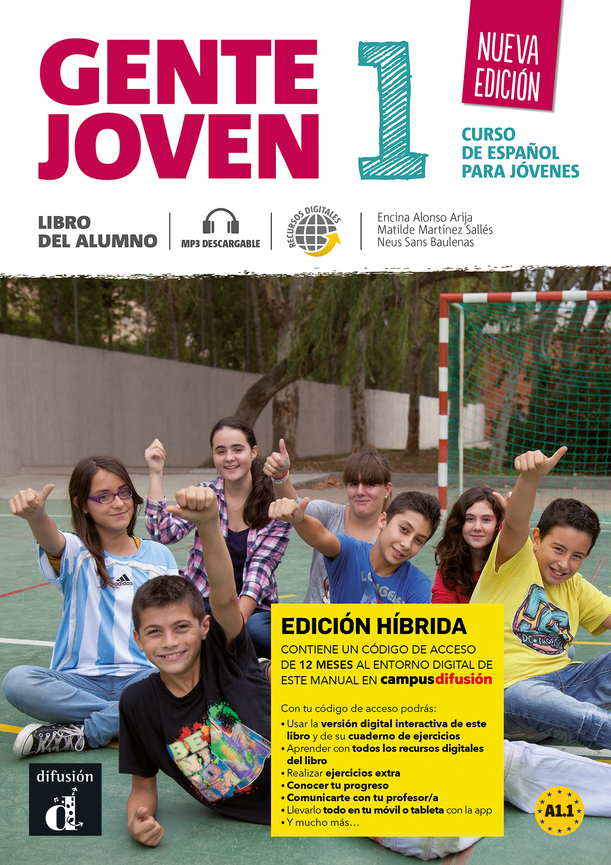 Gente joven 1 A1.1 Nueva edición Ed. Híbrida Libro del alumno