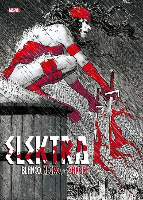 Elektra. blanco, negro y sangre