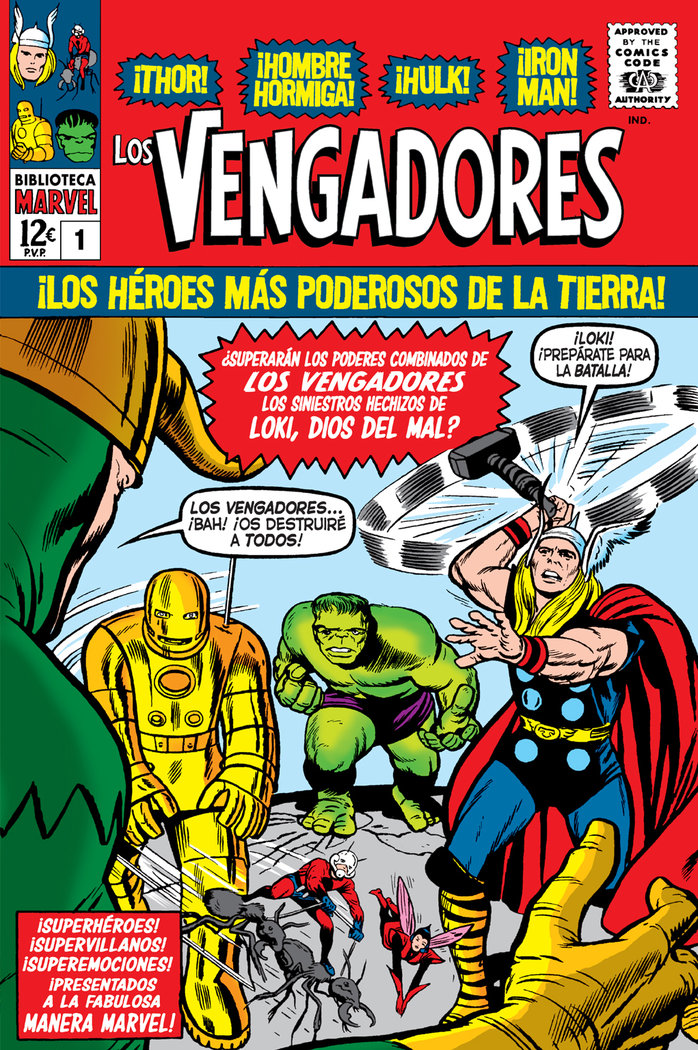 BIBLIOTECA MARVEL LOS VENGADORES 1. 1963-64: THE AVENGERS 1-6 USA