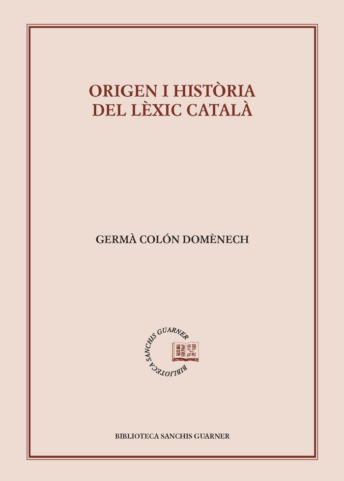 Orígen i història del lèxic català