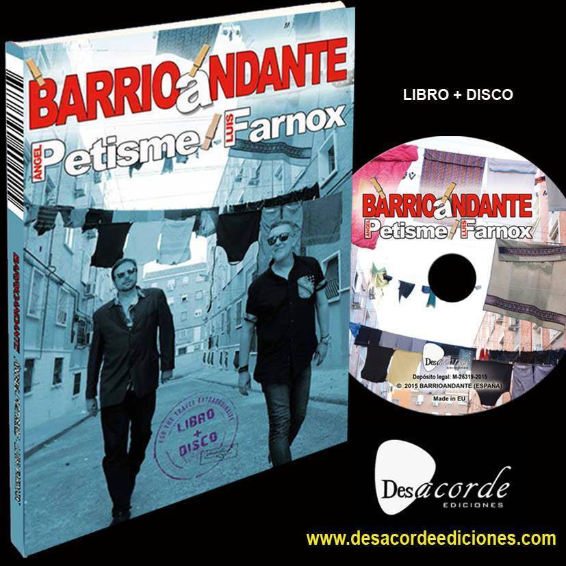 Barrioandante. Incluye CD con 16 canciones