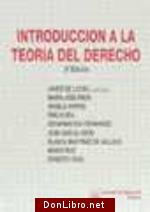 Introducción a la teoria del derecho