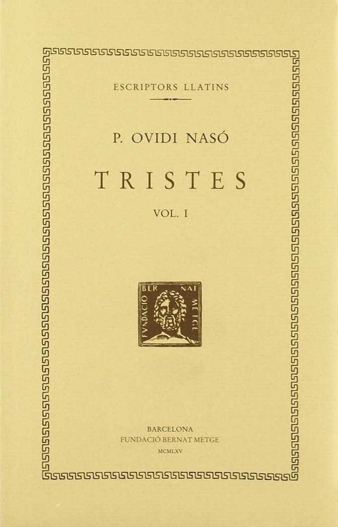 Tristes, vol. I: llibres I-II