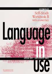 Language in use. Intermediate. Self-study Workbook B with answer key.