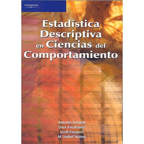 Estadistica descriptiva en ciencias del comportamiento