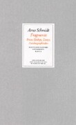 Werke. Bargfelder Ausgabe. Supplemente Band 1- Prosa-Dialoge-Essays