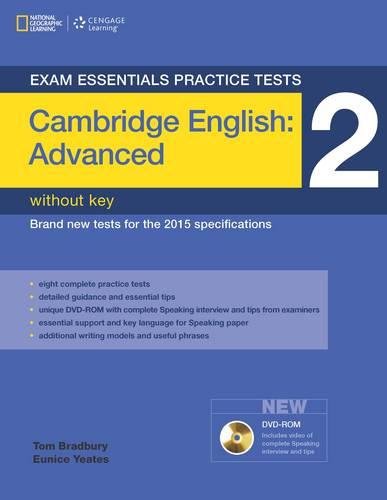 Exam Essentials: Cambridge Advanced Practice Tests 2 WITHOUT key + DVD-ROM