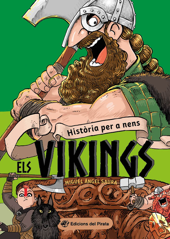 Història per a nens - Els vikings. Llibre dels vikings en català amb acudits!