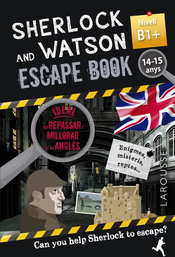 SHERLOCK & WATSON. ESCAPE BOOK PER REPASSAR ANGLES. 14-15 ANYS