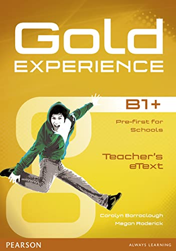 GOLD EXPERIENCE B1+ ETEXT TEACHER CD-ROM