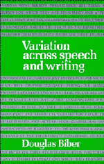 Variations across speech and writing