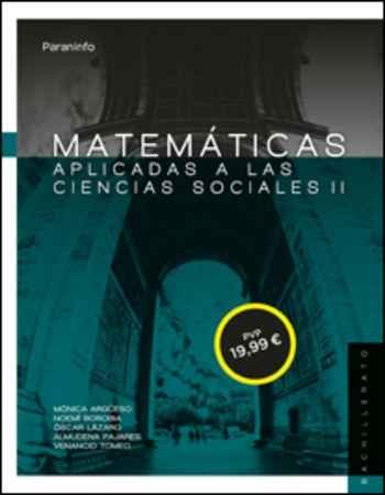 Matemáticas II para Ciencias Sociales. 2º Bachillerato (LOMCE)