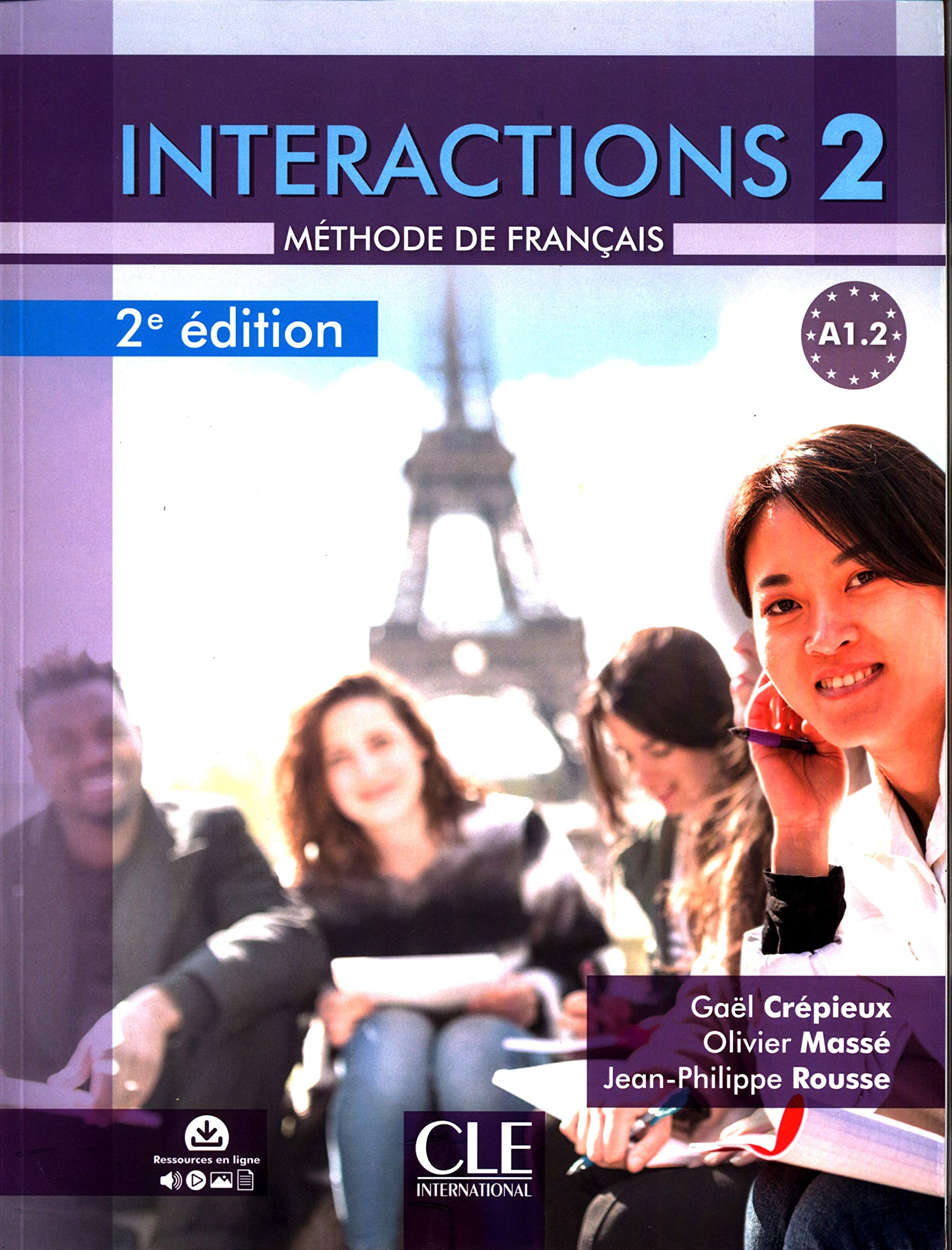 Interactions 2 - Niveau A1.2 - Livre de l'élève + Audio téléchargeable en ligne - 2ème édition