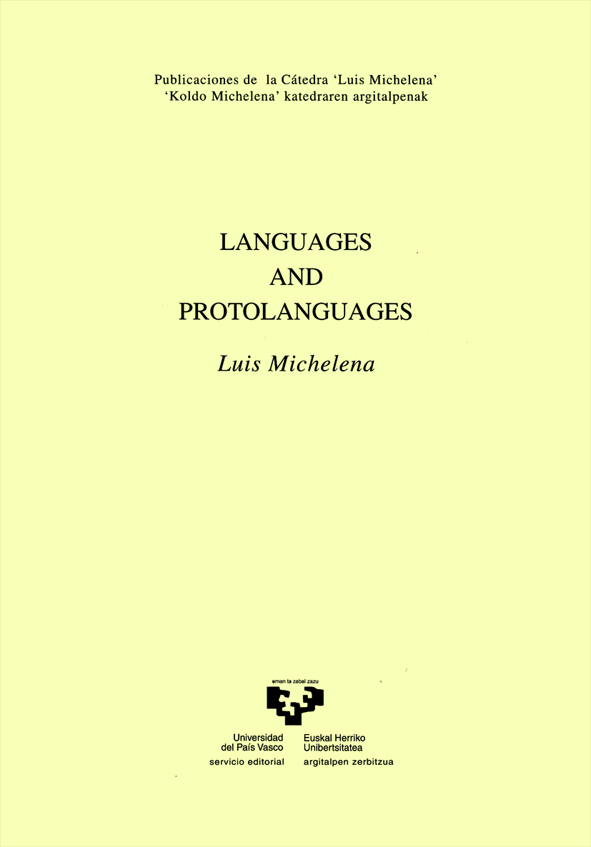 Languages and protolanguages