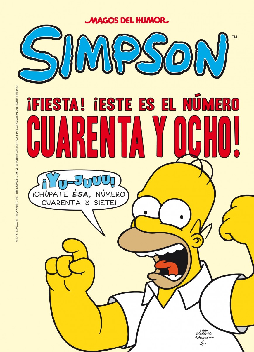 Los Simpson 48. ¡Fiesta! ¡Este es el número cuarenta y ocho!