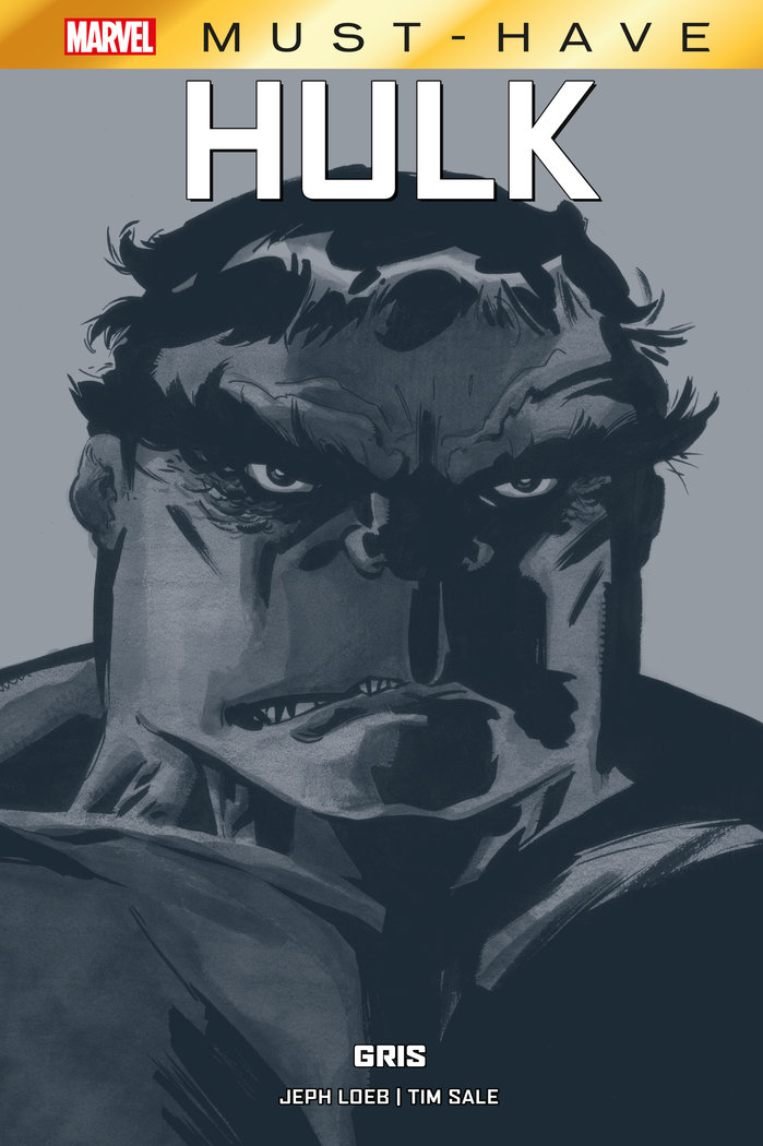 Marvel must have hulk. gris