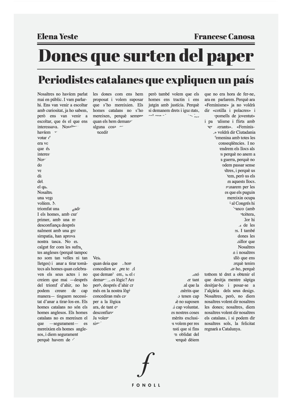 Dones que surten del paper. Periodistes catalanes que expliquen un país