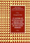 Un sistemas de autoevaluación y mejora para el profesorado de Educació